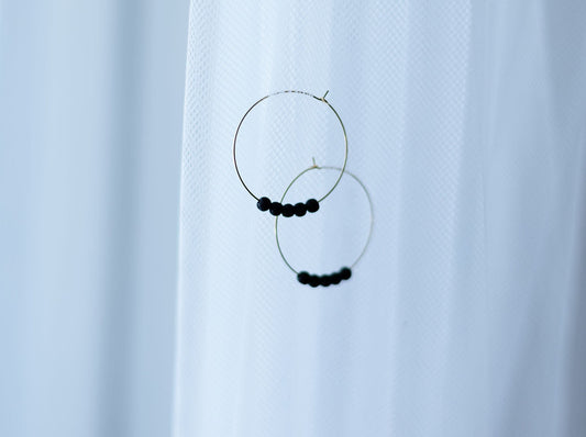 14K Gold Plated Diffuser Earrings - Circle