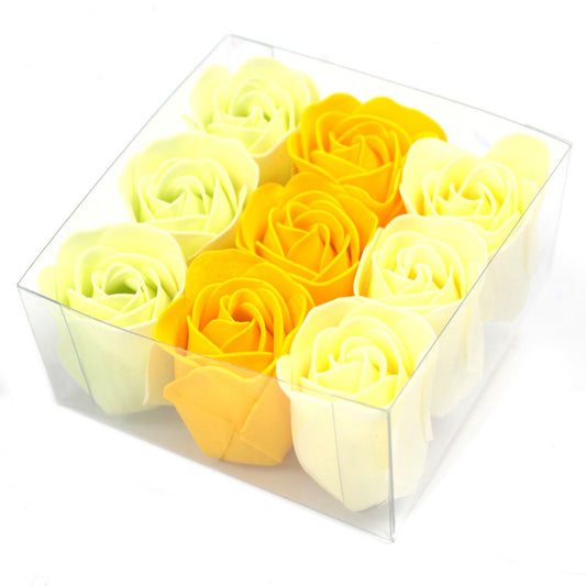 Set de 9 flores de jabón Primavera