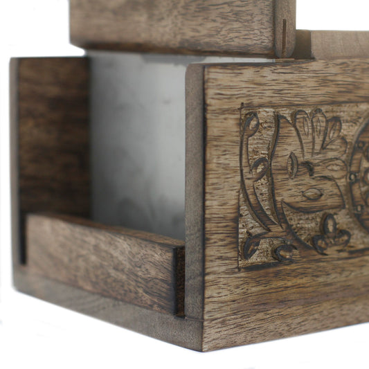 Cortador de jabón de madera de estilo antiguo