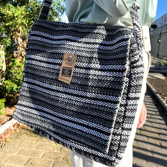 Bolso para portátil Soft Banjar con rayas grises