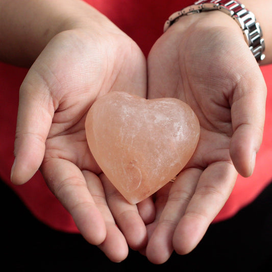 Desodorante de sal del Himalaya en forma de corazón