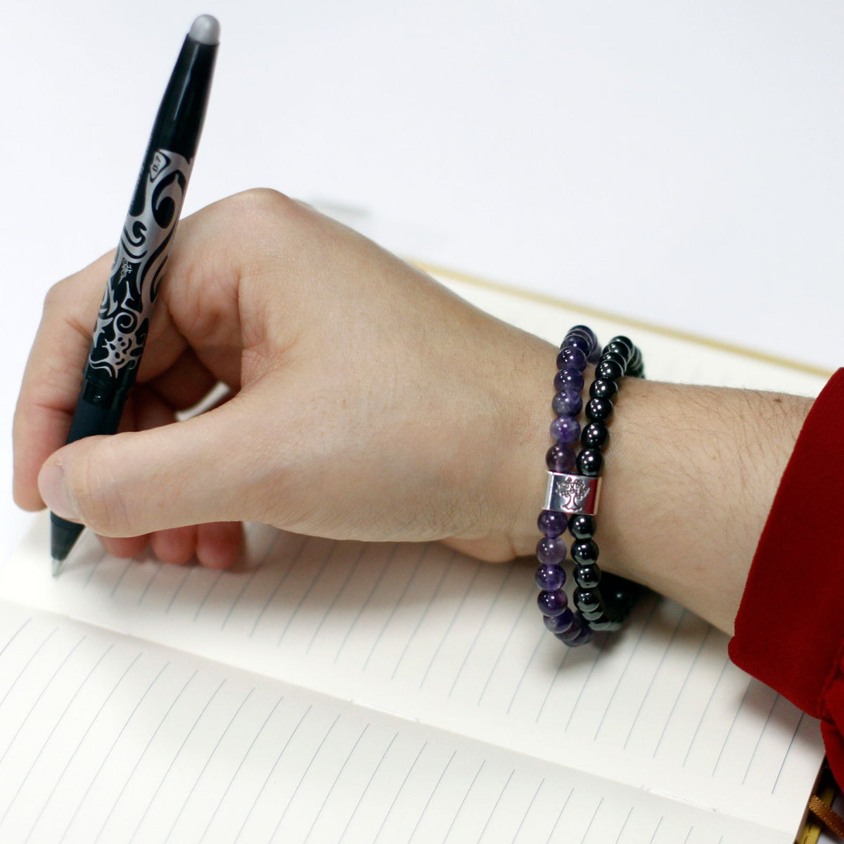 Pulsera magnética de amatista