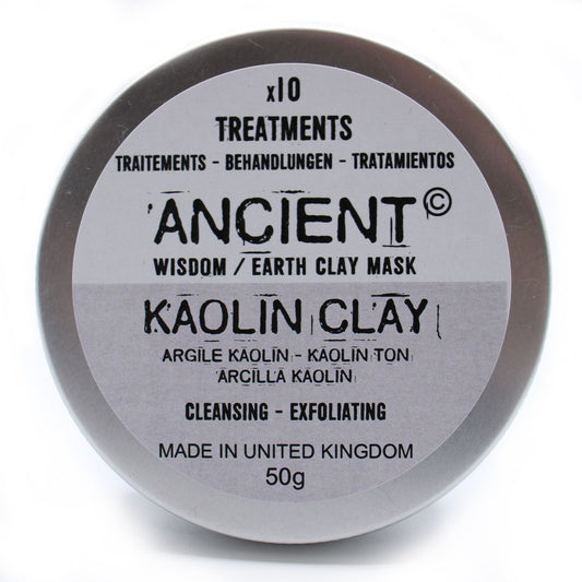 Arcilla de caolín para mascarilla facial, 50 g