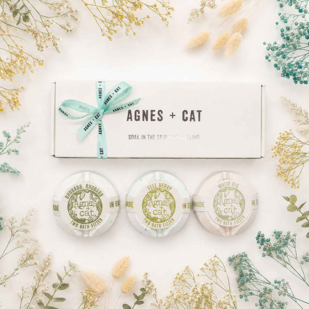 Set de 3 bombas de baño Bayas y Higo · Agnes + Cat