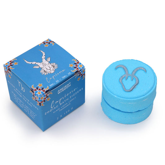 Set de 2 bombas de baño Capricornio, 150 g cada una
