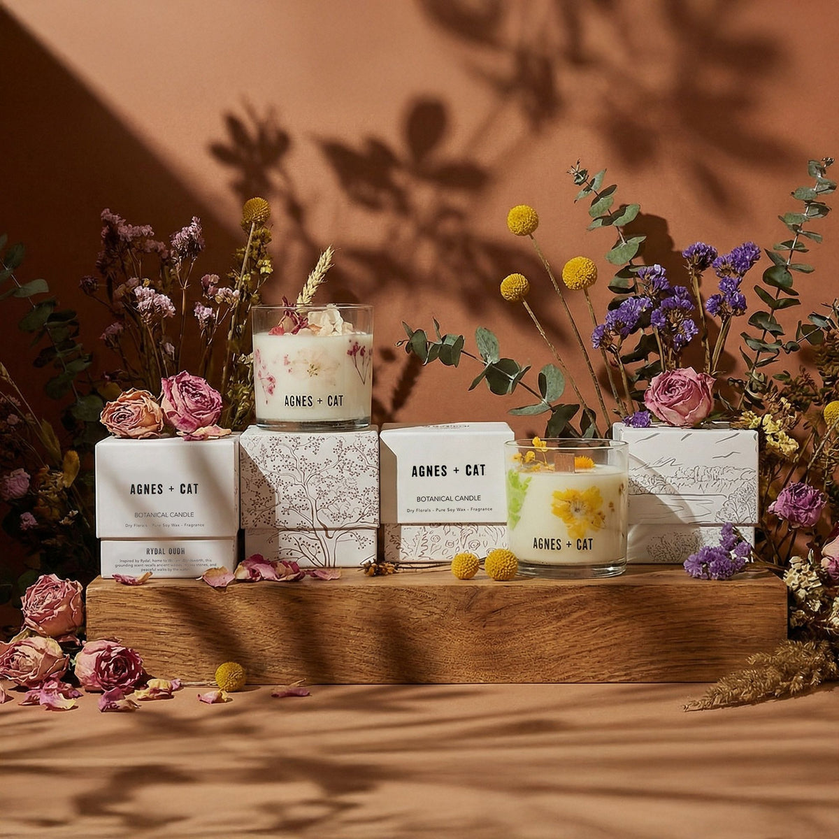 Vela botánica de soja Fellberry, 350 g