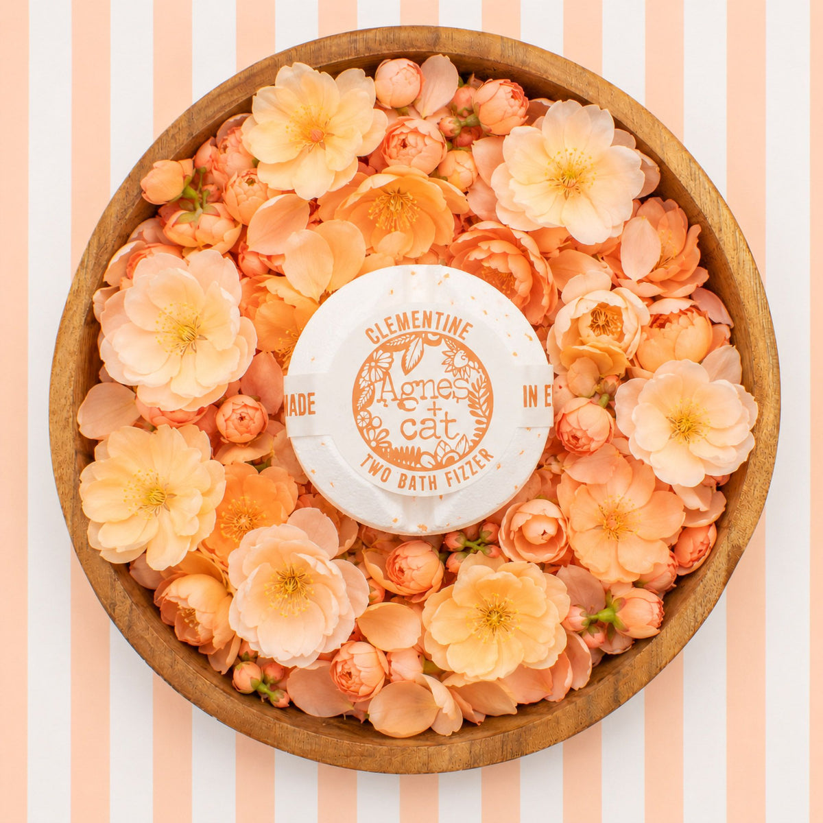 Set de 3 bombas de baño florales y cítricas · Agnes + Cat