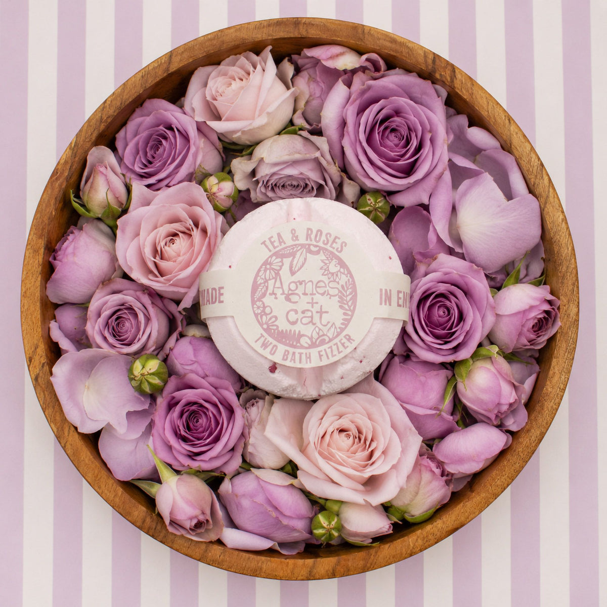 Set de 3 bombas de baño florales y cítricas · Agnes + Cat