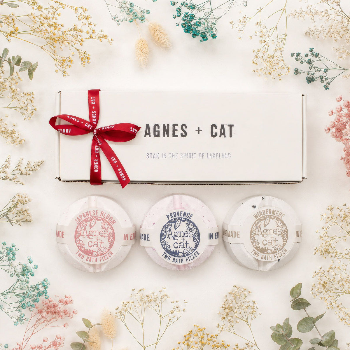 Set de 3 bombas de baño Lakeland Favourites · Agnes + Cat