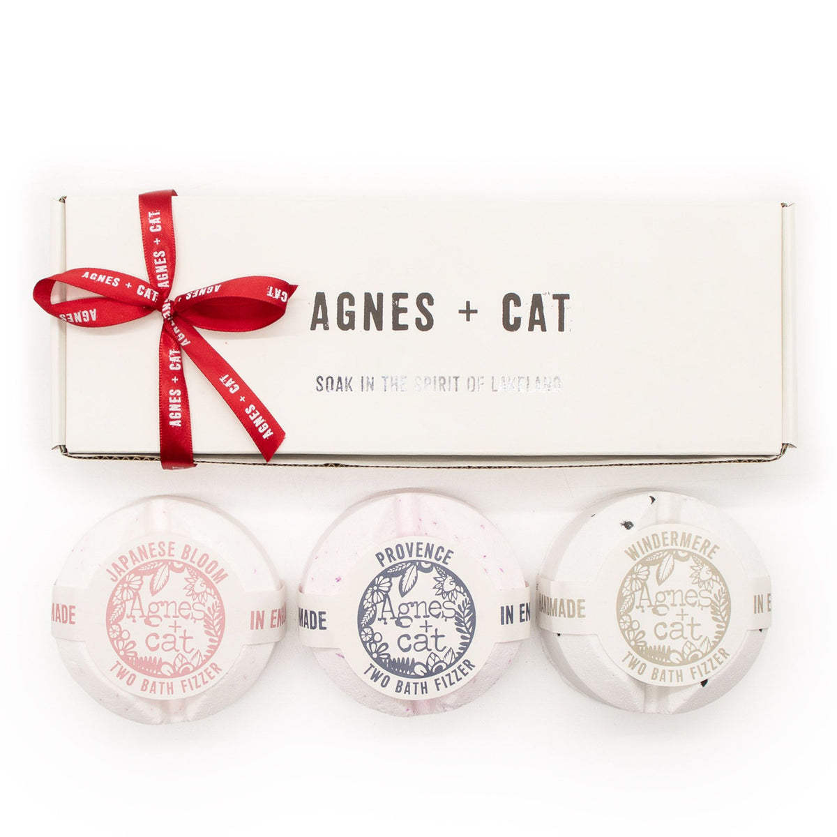 Set de 3 bombas de baño Lakeland Favourites · Agnes + Cat
