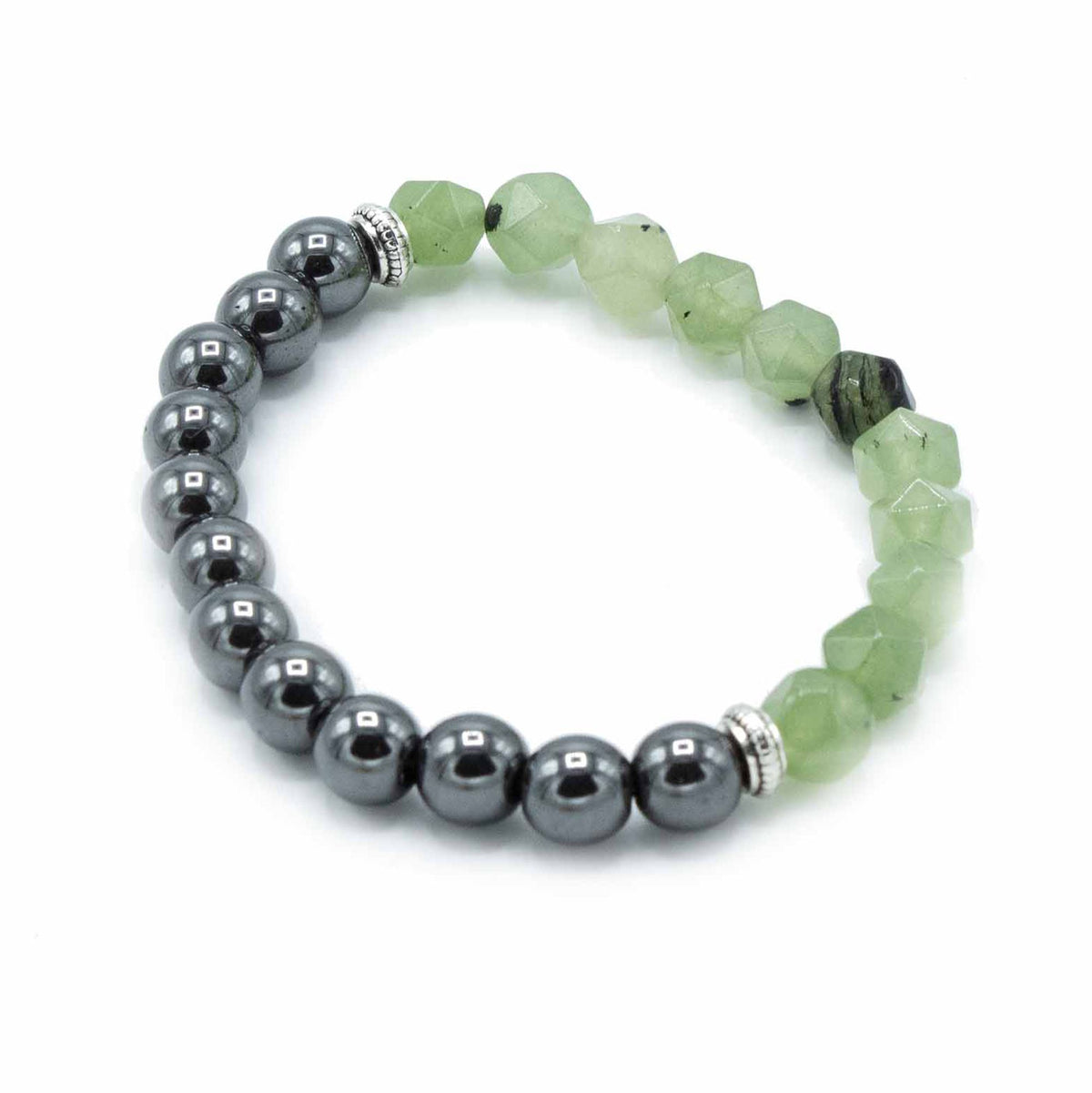 Pulsera de Piedra Preciosa Tallada - Jade Magnético