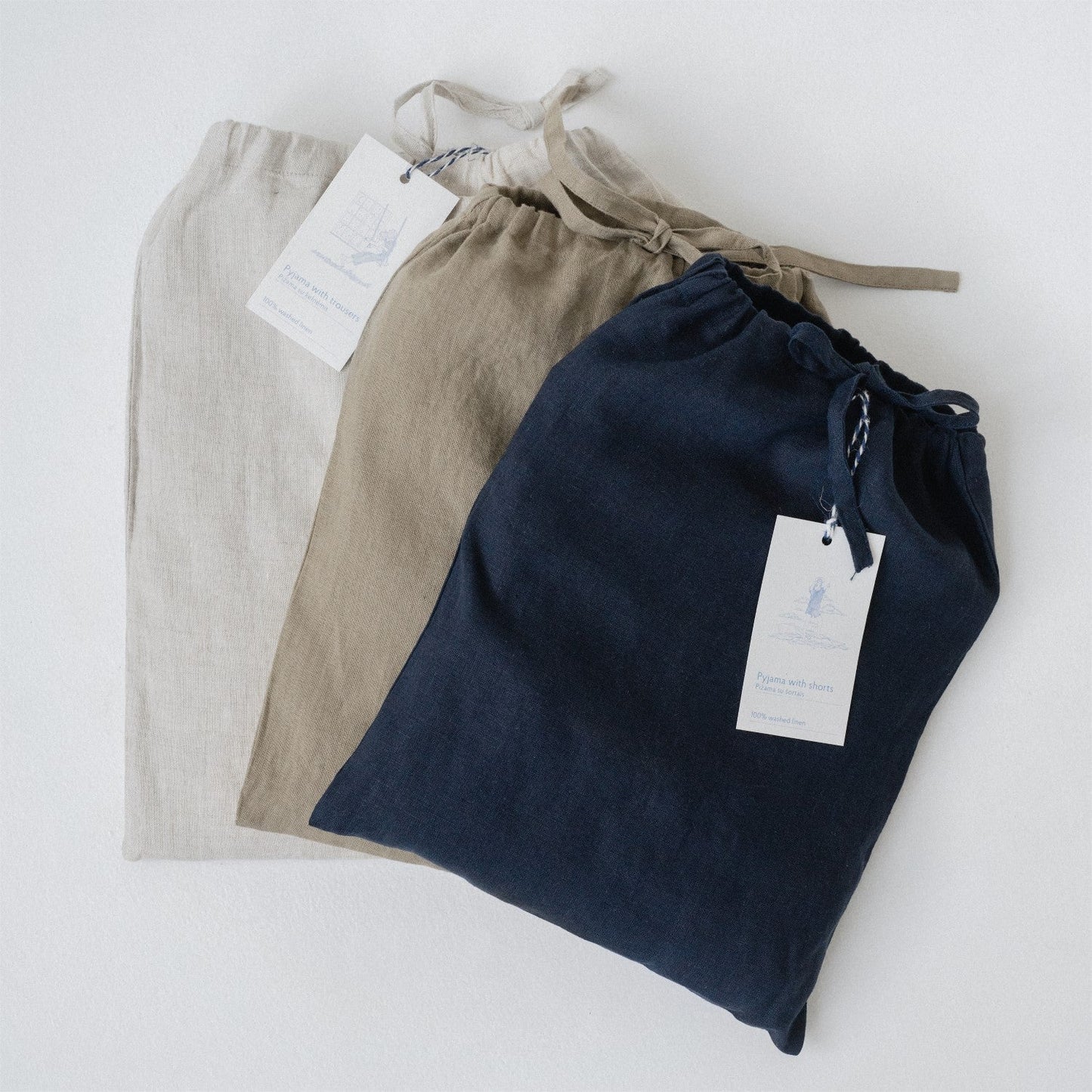 Linen Currant Loungewear Set - Melange