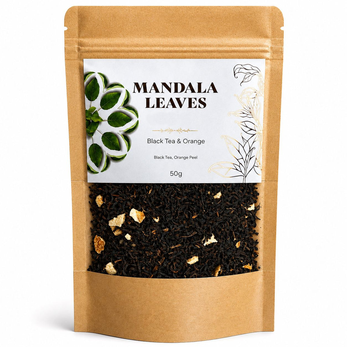 Té negro con naranja ecológico 50 g