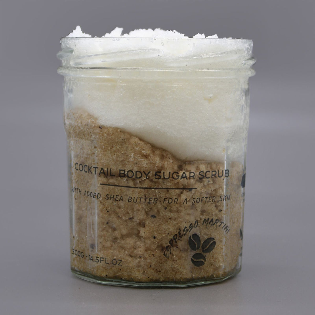 Exfoliante corporal de azúcar Espresso Martini, 300 g