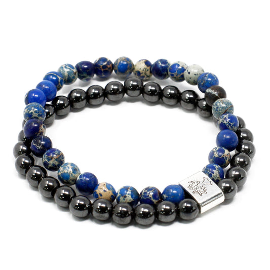 Pulsera magnética de sodalita