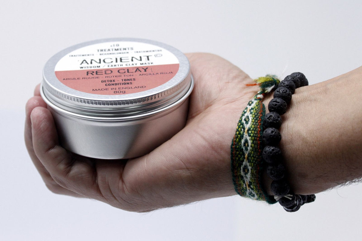 Mascarilla de arcilla roja de caolín, 80 g
