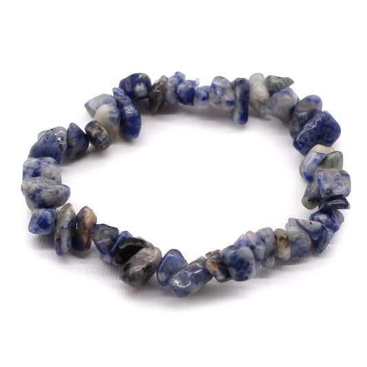 Pulsera de fragmentos de sodalita
