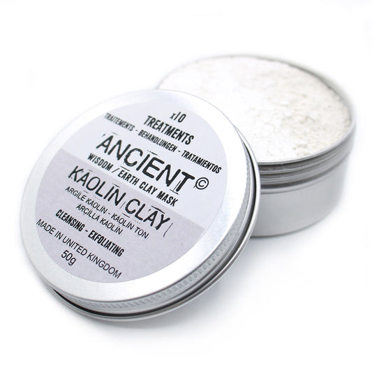 Arcilla de caolín para mascarilla facial, 50 g