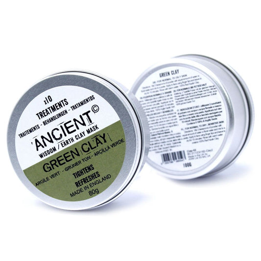 Mascarilla facial de arcilla verde, 80 g