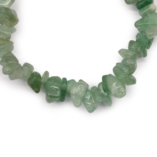 Pulsera de fragmentos de aventurina verde