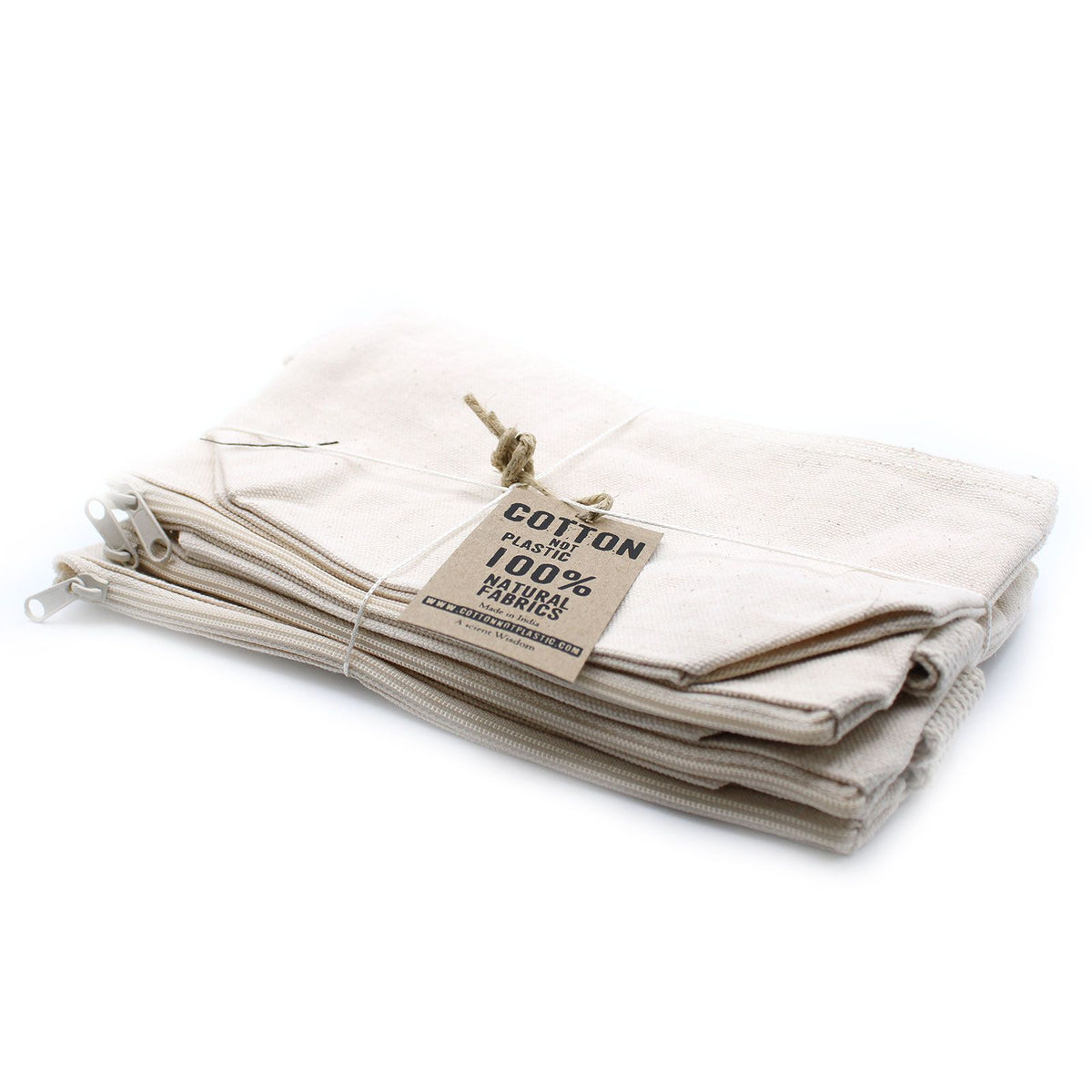 Neceser Algodón Natural  10 oz - bolso de mano