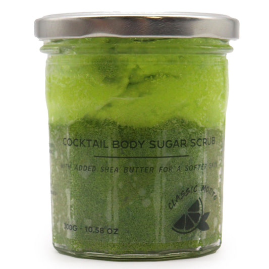 Exfoliante corporal de azúcar Mojito clásico, 300 g
