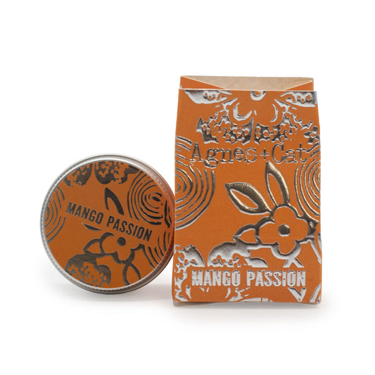 Bálsamo labial vegano de mango y maracuyá