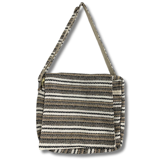Bolso para portátil Soft Banjar en crema y gris