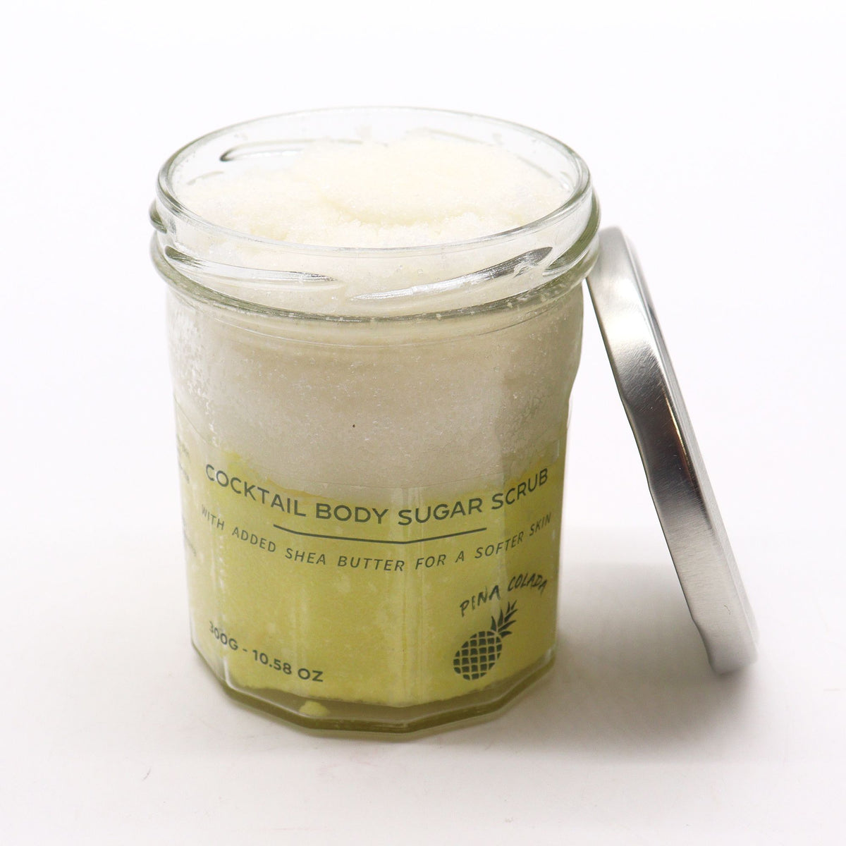 Exfoliante corporal de azúcar Piña colada, 300 g
