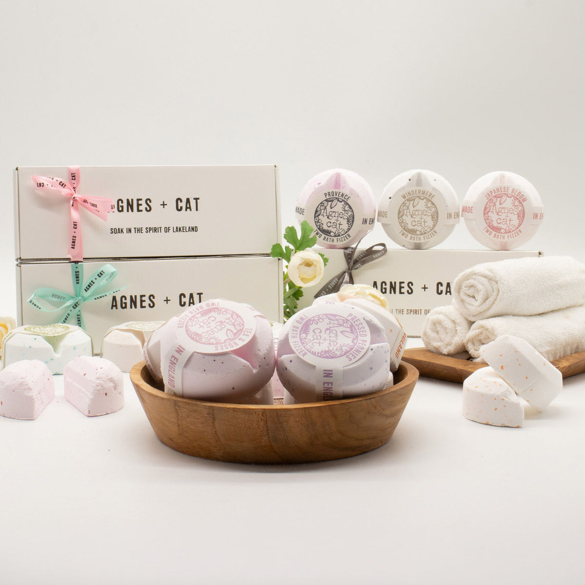 Set de 3 bombas de baño Bayas y Higo · Agnes + Cat