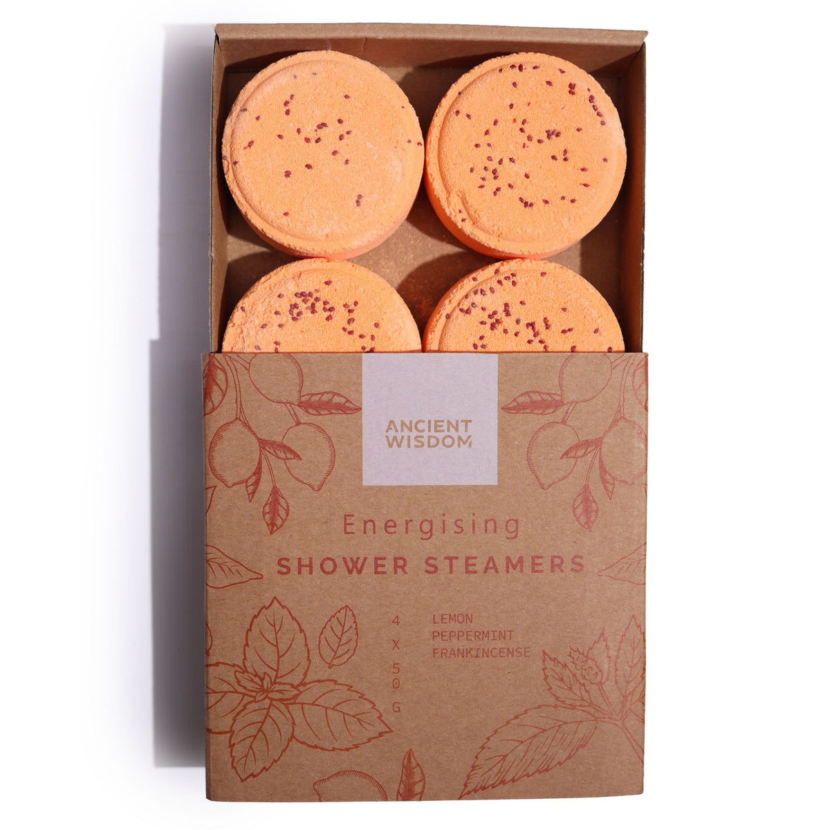 Pastillas de Ducha Zen - Cuarteto de Bienestar Terapéutico - Energizante