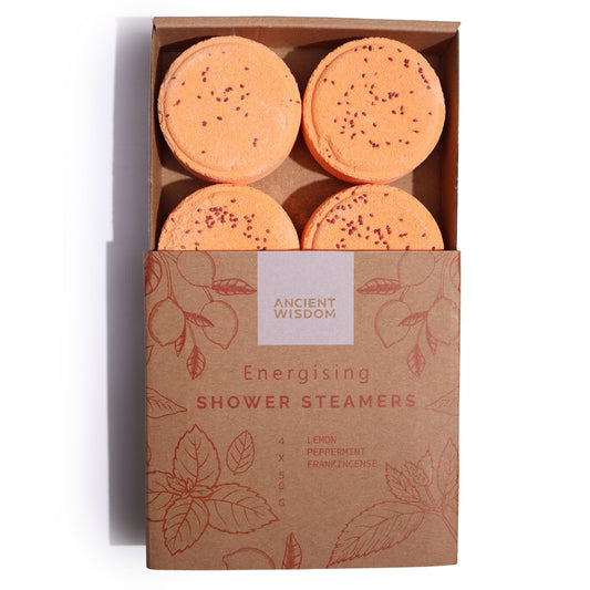 Set de 4 pastillas aromáticas para ducha Zen Energizante