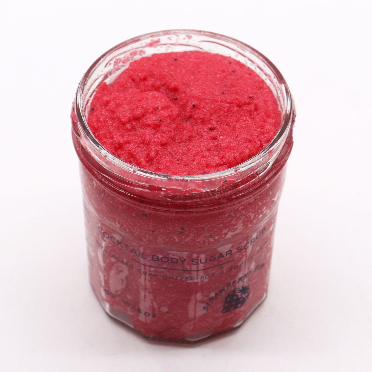 Exfoliante corporal de azúcar Ron de fresa, 300 g