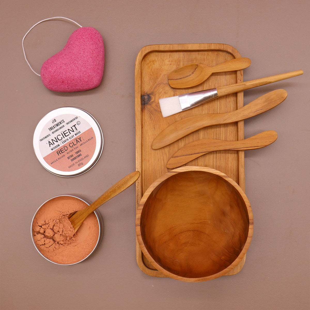 Kit de aplicación de arcilla y cera para spa