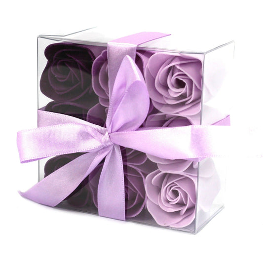 Set de 9 rosas de jabón Lavanda
