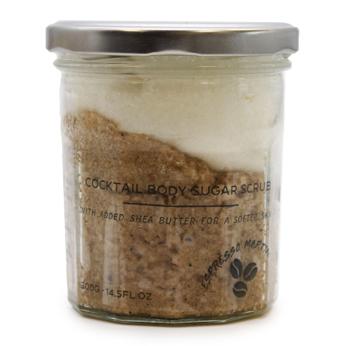 Exfoliante corporal de azúcar Espresso Martini, 300 g