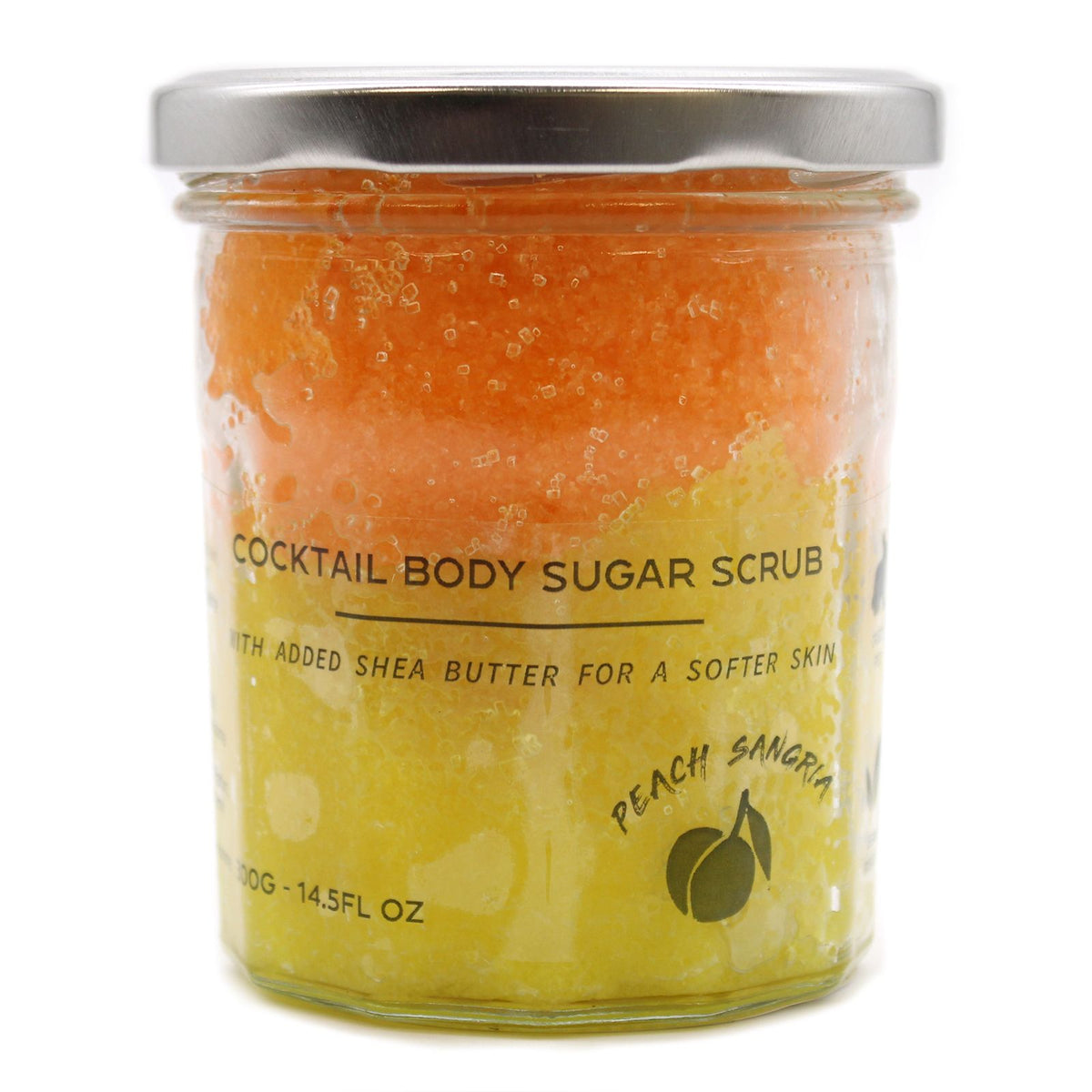 Exfoliante corporal de azúcar Sangría de melocotón, 300 g