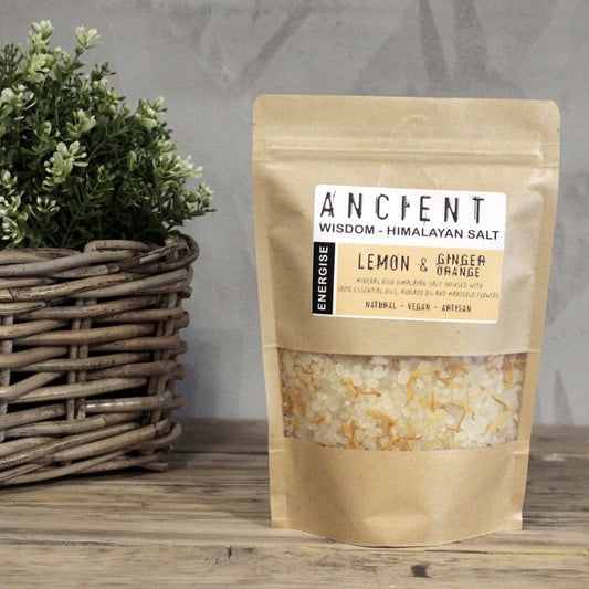 Sales de baño del Himalaya con limón y jengibre 500 g
