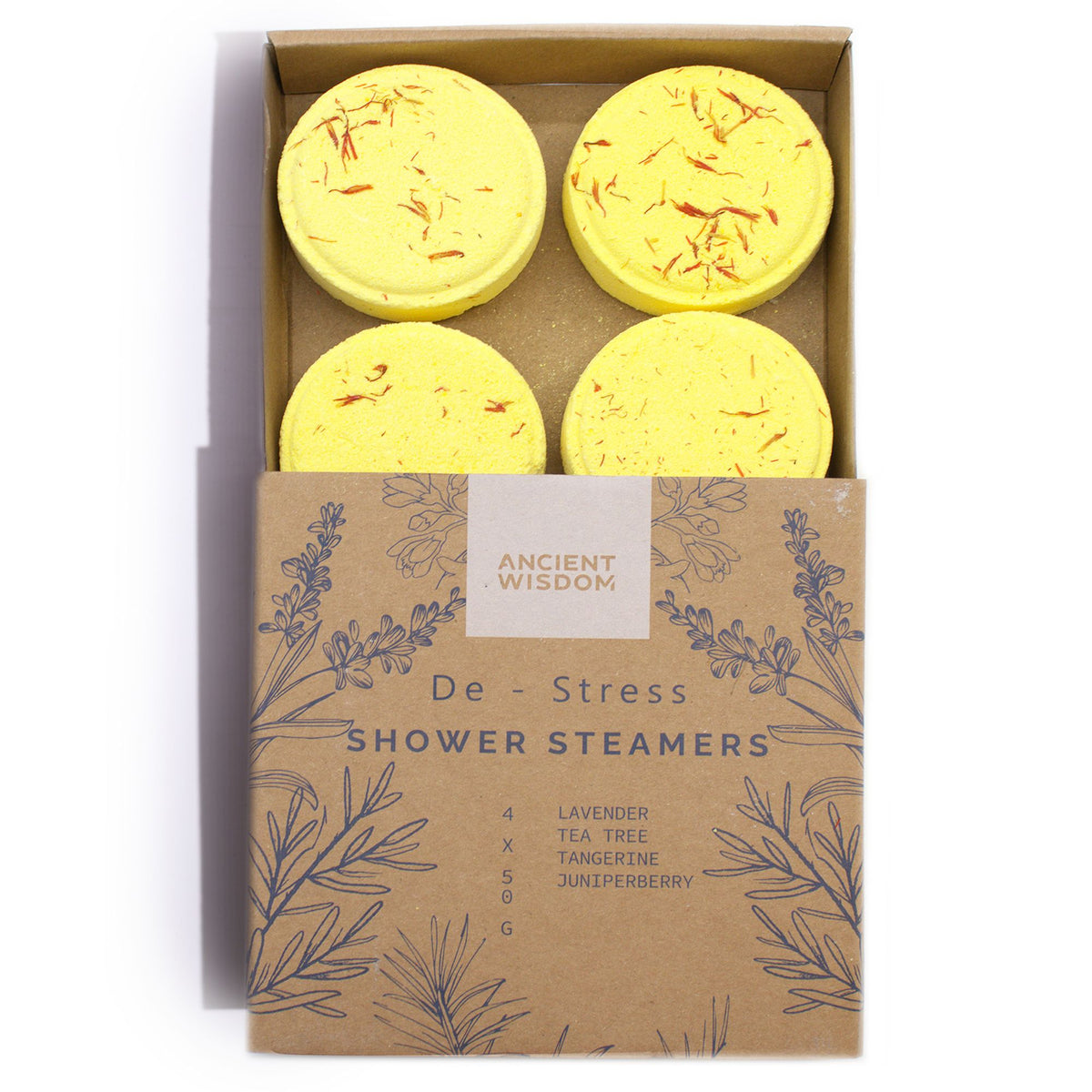 Tabletas efervescentes para ducha Zen con aceites esenciales