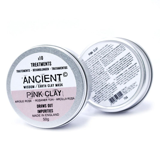 Mascarilla de arcilla rosa de caolín, 50 g