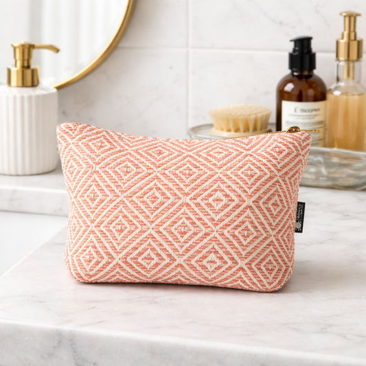 Neceser Nomad Sari Jacquard Laberinto Coral
