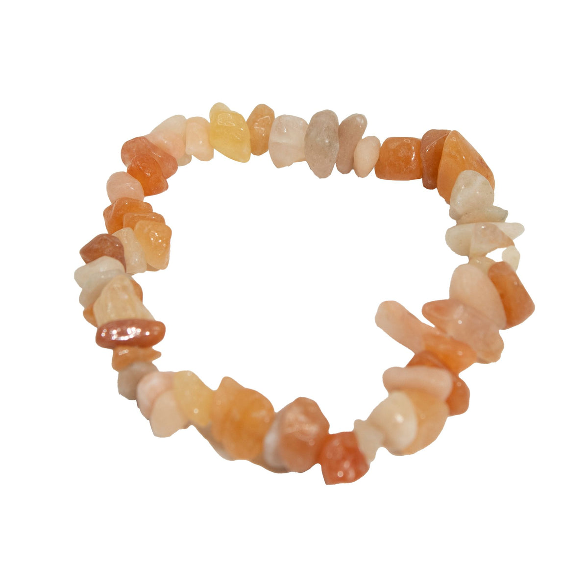 Pulsera Fragmentos de Piedras Preciosas - Piedra de coralita