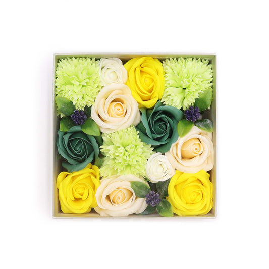 Caja cuadrada de flores de jabón Celebraciones de Primavera