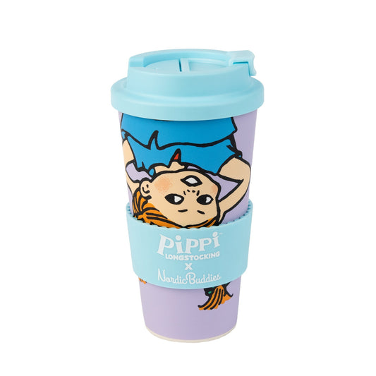 Biodegradable Take-Away Mug Pippi - Blue