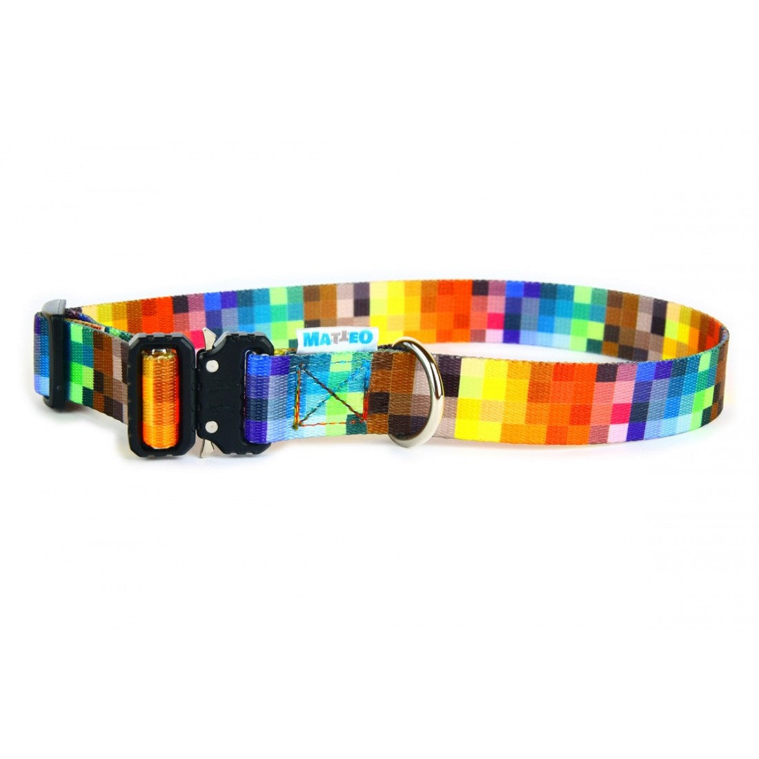 Collar With A Metal Buckle - Pixels