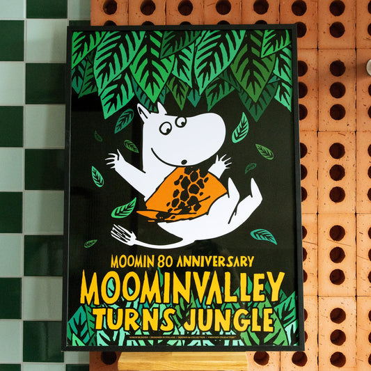 Moomintroll Jungle Poster, 30x40 cm
