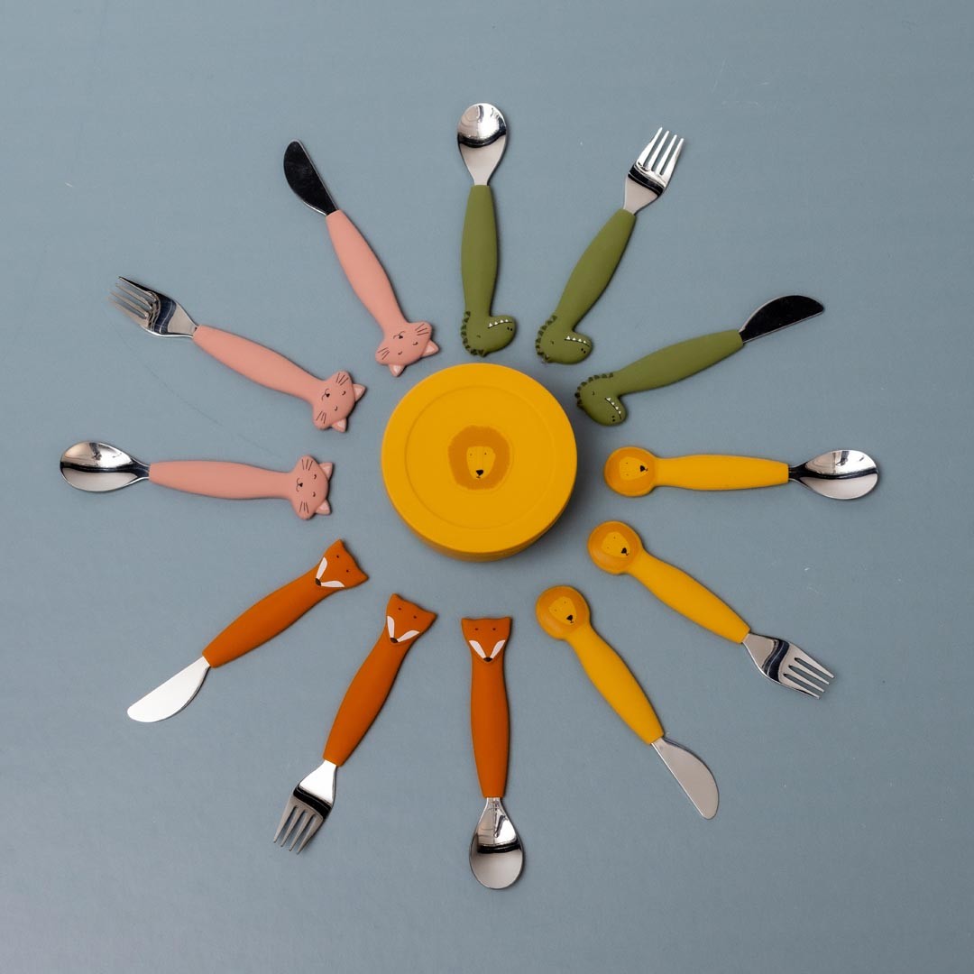 Silicone Snack Container with Lid - Mr. Lion