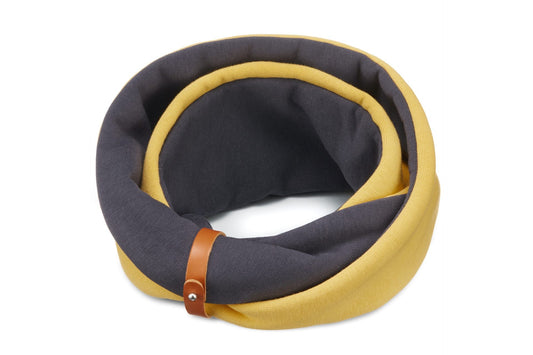 Simo Neck Warmer - Gold & Iron