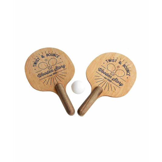 Twist & Bounce - Wooden Ping Pong Paddles